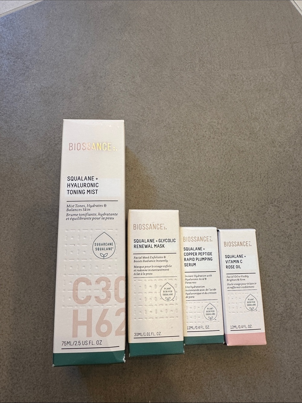 Biossance skincare set - never opened, never used
